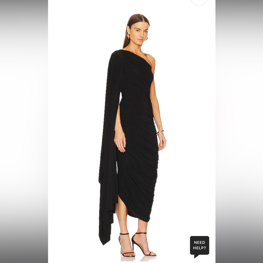 Norma Kamali Diana Gown with Sleeve NWT